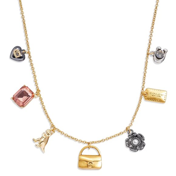Coach Charm Necklace - Picture 1 of 4